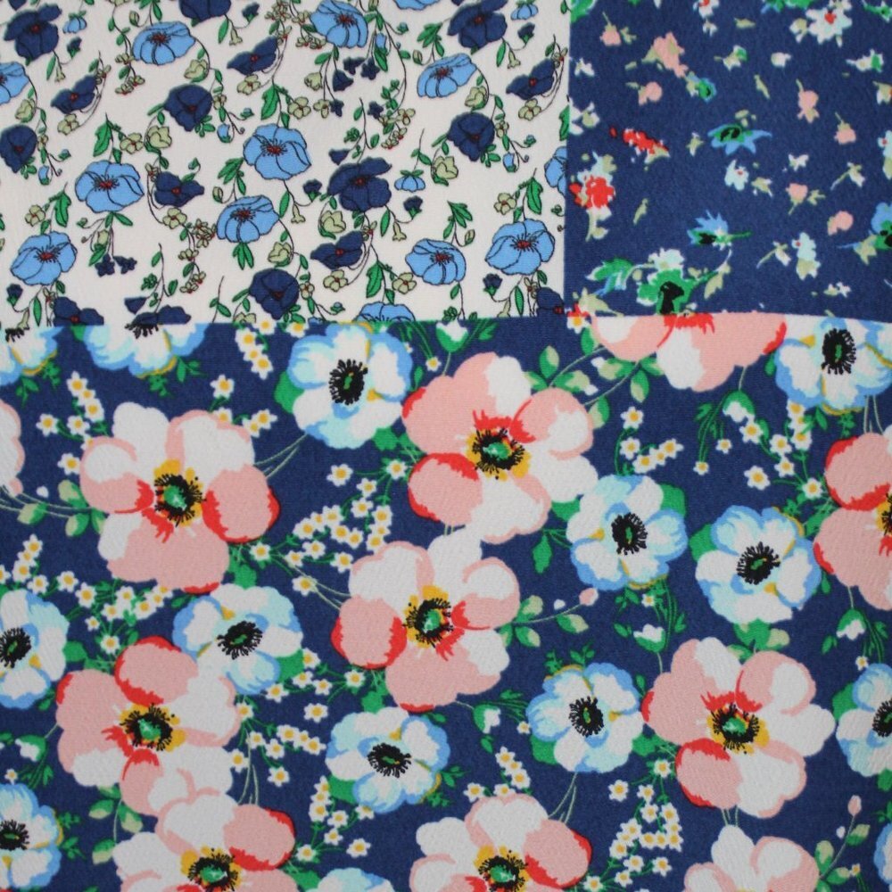 Zara Basic Collection Patchwork Cold Shoulder Sle… - image 3